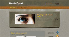 Desktop Screenshot of gazetazgrzyt.pl